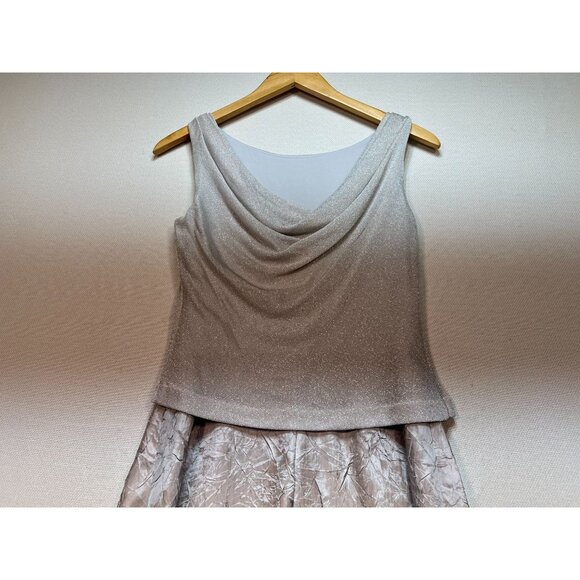 Arianna By Rachel Kaye Women's Full Length Wedding Evening Dress Size 4 Silver - Picture 9 of 10